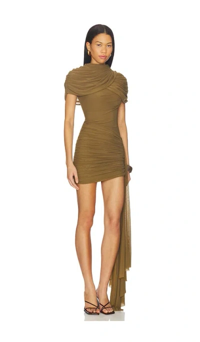 Deme By Gabriella Hazel Dress In Brown