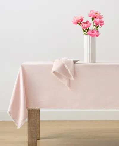 Lenox French Perle 60" X 120" Tablecloth In Pink