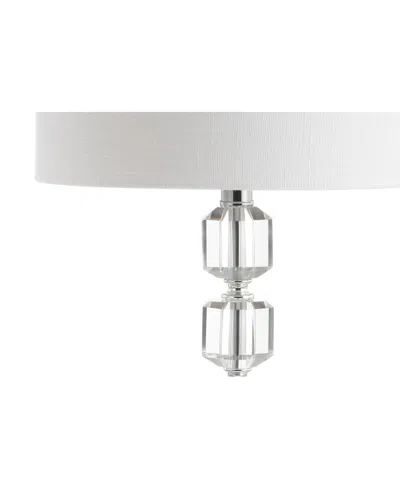 Jonathan Y Cary 27.5" Modern Stacked Crystal, Led Table Lamp