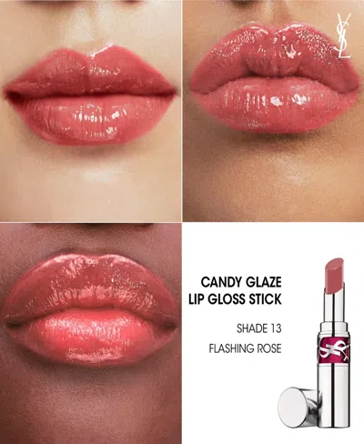 Saint Laurent Candy Glaze Lip Gloss Stick In Pink