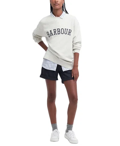 Barbour Women's Northumberland Sweatshirt In White