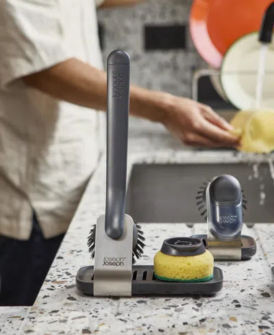 Joseph Joseph Sinktech Set Of 2 Dish Brush Replacement Heads In Black