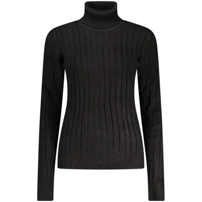 Norway 1963 Black Viscose Women Sweater In Black