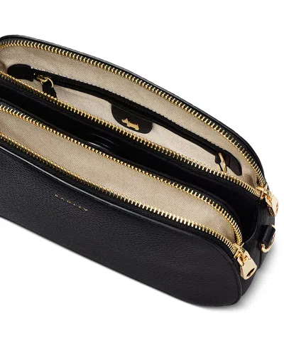 Radley London Dukes Place Medium Leather Ziptop Crossbody Bag In Black