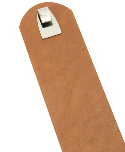 Inc International Concepts Interlocking-hook Stretch Belt, Created For Macy's In Brown