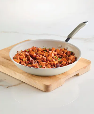 Rachael Ray Cucina Ceramic Nonstick 12.5" Frying Pan In Brown