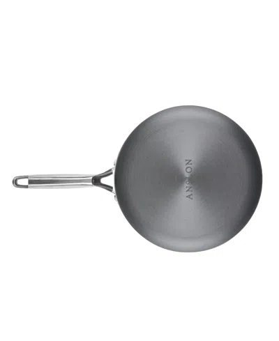 Anolon Achieve Hard Anodized Nonstick 3 Quart Saute Pan With Lid In Silver