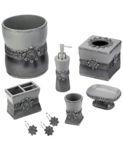 Avanti Braided Medallion Colorblocked Bath Accessories In Gold