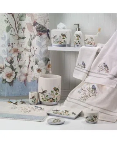 Avanti Love Nest Bird Motif Resin Bath Accessories In White