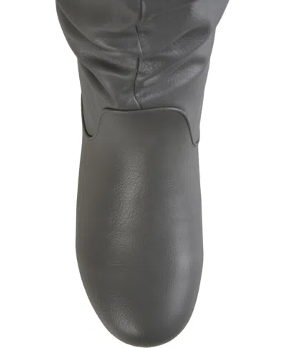 Journee Collection Journee Womens Jayne Regular Wide Extra Wide Calf Width Boots. In Gray