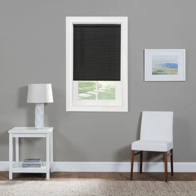 Achim Gii Morningstar Cordless Light Filtering 1" Mini Blind, 29" X 72" In Black