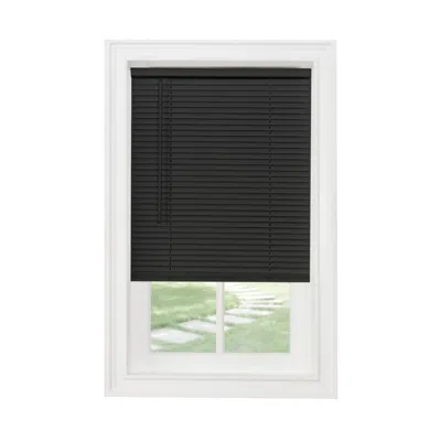 Achim Gii Morningstar Cordless Light Filtering 1" Mini Blind, 32" X 72" In Black