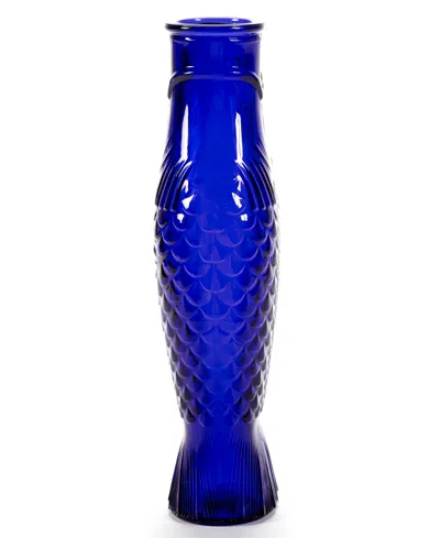 Serax Carafe Fish Glass, Set Of 1 In Blue