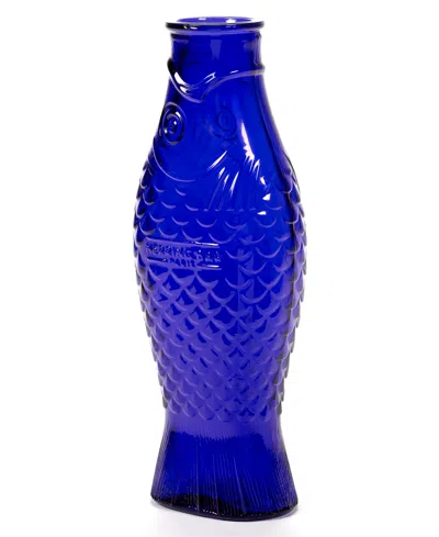 Serax Carafe Fish Glass, Set Of 1 In Blue