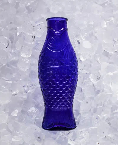 Serax Carafe Fish Glass, Set Of 1 In Blue