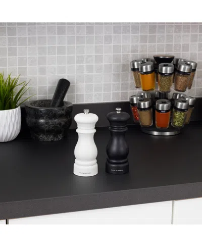 Cole & Mason Southwold Classic Salt & Pepper Mill Gift Set, Black/white In Multi