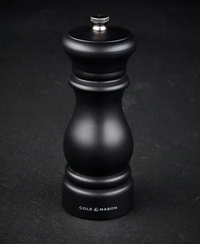 Cole & Mason Southwold Classic Salt & Pepper Mill Gift Set, Black/white In Multi