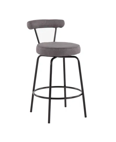 Lumisource Rhonda Contemporary Counter Stool, Set Of 2
