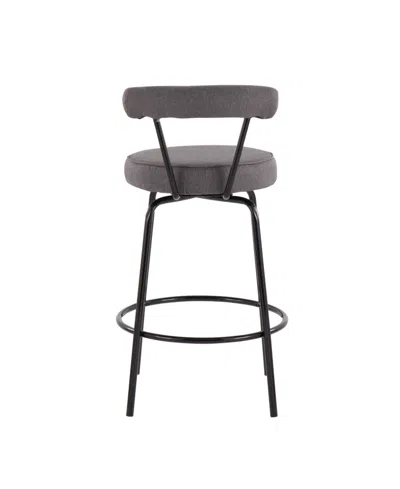 Lumisource Rhonda Contemporary Counter Stool, Set Of 2