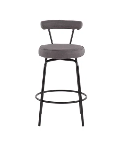 Lumisource Rhonda Contemporary Counter Stool, Set Of 2