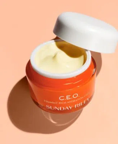 Sunday Riley C.e.o. Vitamin C Rich Hydration Cream In Transparent
