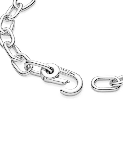 Pandora Me Sterling Silver Link Chain Bracelet In Metallic