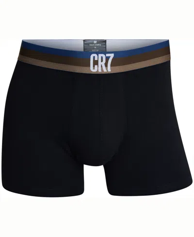 Cr7 Men's Cotton Blend Trunks, Pack Of 3 In Multi