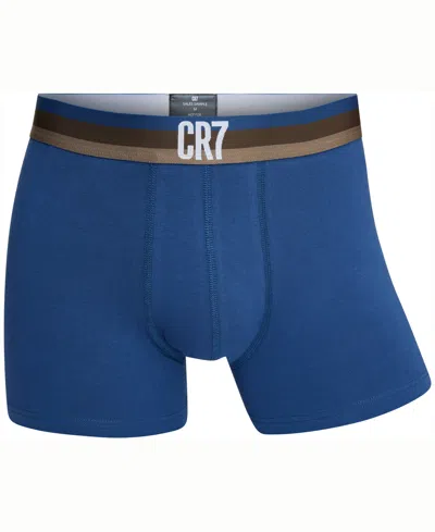 Cr7 Men's Cotton Blend Trunks, Pack Of 3 In Multi