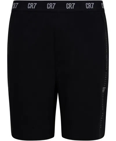 Cr7 Men's Cotton Loungewear Top And Short Set In Multi