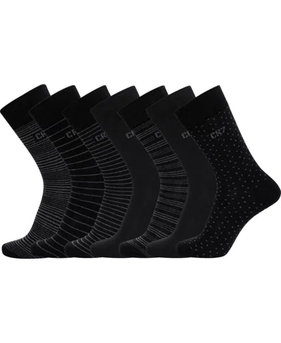 Cr7 Men's Fashion Socks, Pack Of 7 In Multi