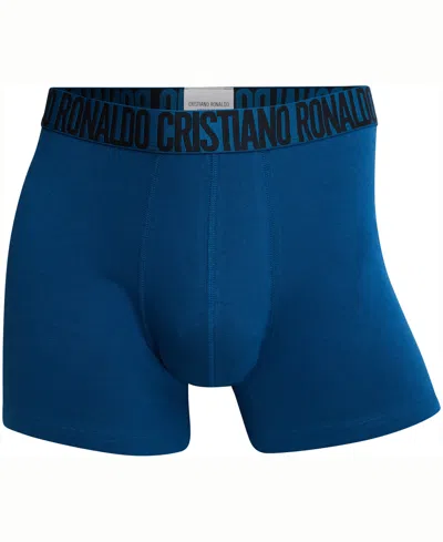 Cr7 Men's Cotton Blend Trunks, Pack Of 3 In Multi