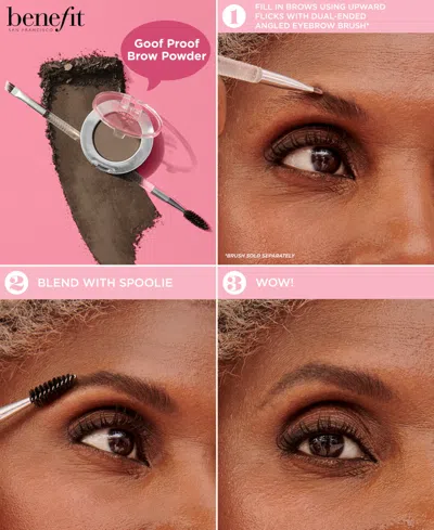 Benefit Cosmetics Goof Proof Brow Powder In Transparent