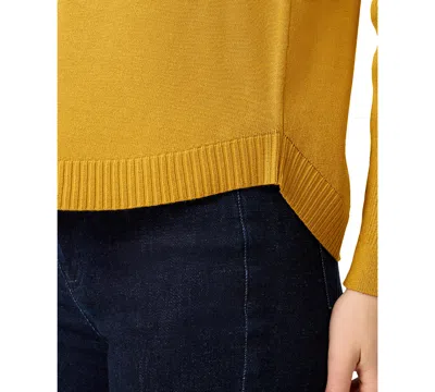 Melissa Paige Women's Boat Neck Long-sleeve Sweater In Yellow