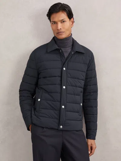Reiss Navy Jacket In Blue