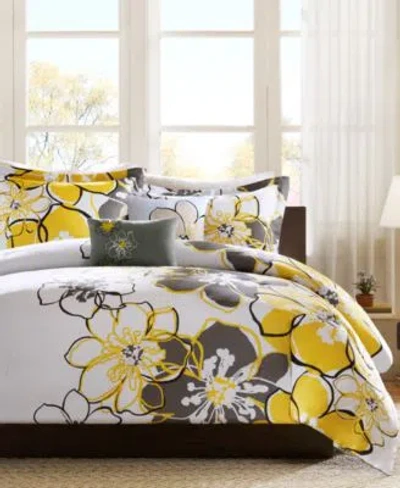Intelligent Design Allison Duvet Cover Sets In Yellow