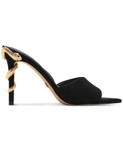 Aldo Seashella Pointed Toe Slide Sandal In Other Black