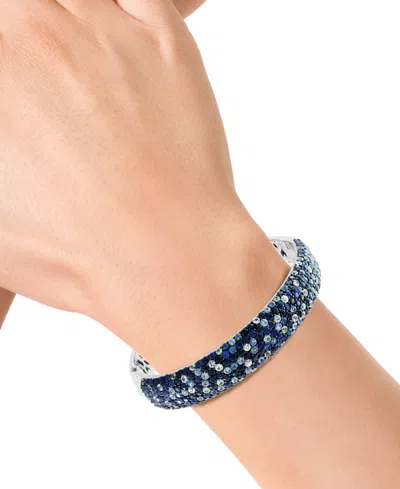 Effy Collection Effy Multi-sapphire Ombre Bangle Bracelet (13-1/3 Ct. T.w.) In Sterling Silver In Blue