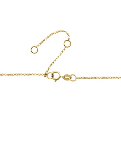 Effy Collection Effy Onyx & Diamond (1/5 Ct. T.w.) Heart Halo Pendant Necklace In 14k Gold, 16" + 2" Extender In Black