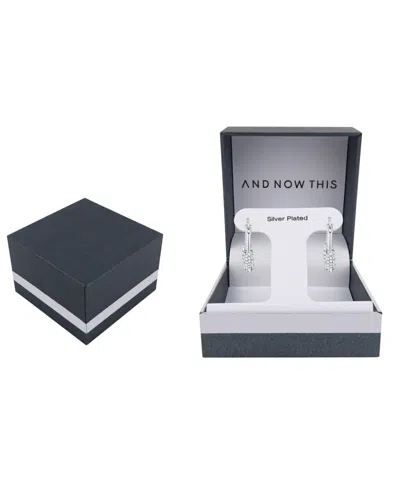 And Now This Crystal Hoop Earring In Metallic