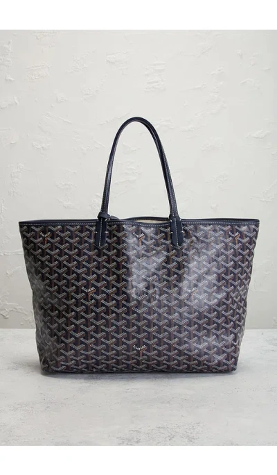 Fwrd Renew Goyard Saint Louis Pm Tote Bag In Black
