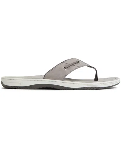 Sperry Baitfish Flip Flop In Gray