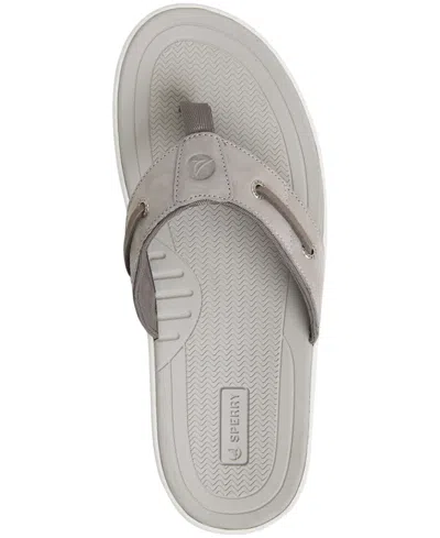 Sperry Baitfish Flip Flop In Gray