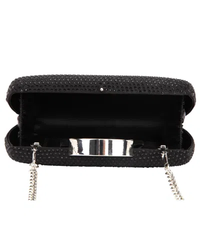 Nina Women's Crystal Minaudiere In Black