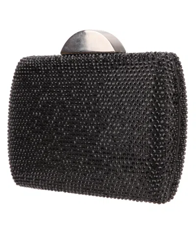 Nina Women's Crystal Minaudiere In Black