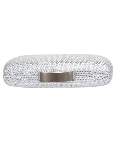 Nina Women's Crystal Minaudiere In White