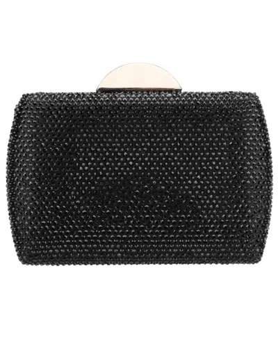 Nina Women's Crystal Minaudiere In Black