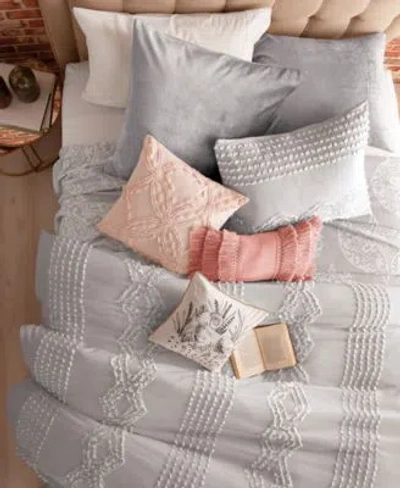 Peri Home Cut Geo Comforter Sets In Gray