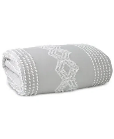 Peri Home Cut Geo Comforter Sets In Gray