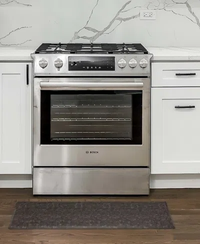 Chef Gear Marni Fatigue-resistant Kitchen Mat, 17.5" X 60" In Gray