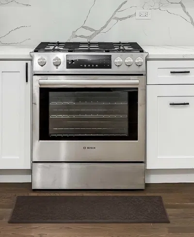 Chef Gear Marni Fatigue-resistant Kitchen Mat, 17.5" X 60" In Brown